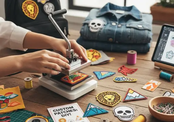 branded iron on patches
